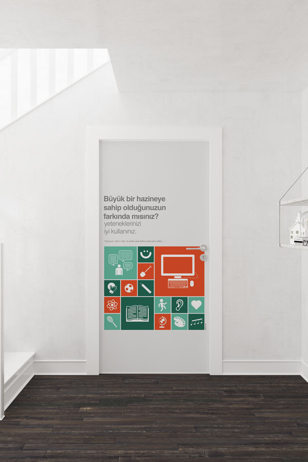 okul-sinif-kapi-giydirme-9023-01 "Büyük Bir Hazinesiniz: Yeteneklerinizi Kullanın" Kapı Giydirme 9023