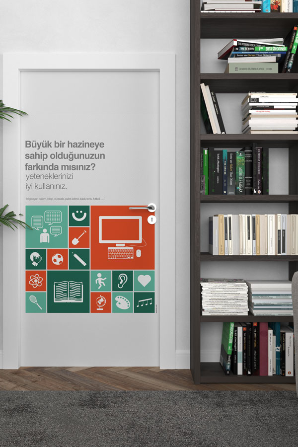 okul-sinif-kapi-giydirme-9023-02 "Büyük Bir Hazinesiniz: Yeteneklerinizi Kullanın" Kapı Giydirme 9023