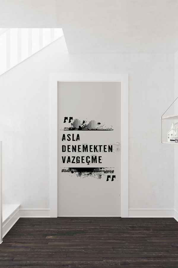 okul-sinif-kapi-giydirme-9027-01 "Asla Denemekten Vazgeçme" Mottolu Kapı Giydirme 9027