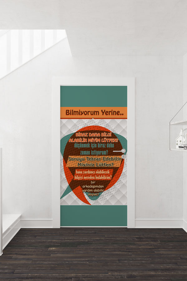 Bilmiyorum Yerine Ne Söylemeliyim Kapı Giydirme - Etkili İletişim ve Problem Çözme Eğitimi 9042
