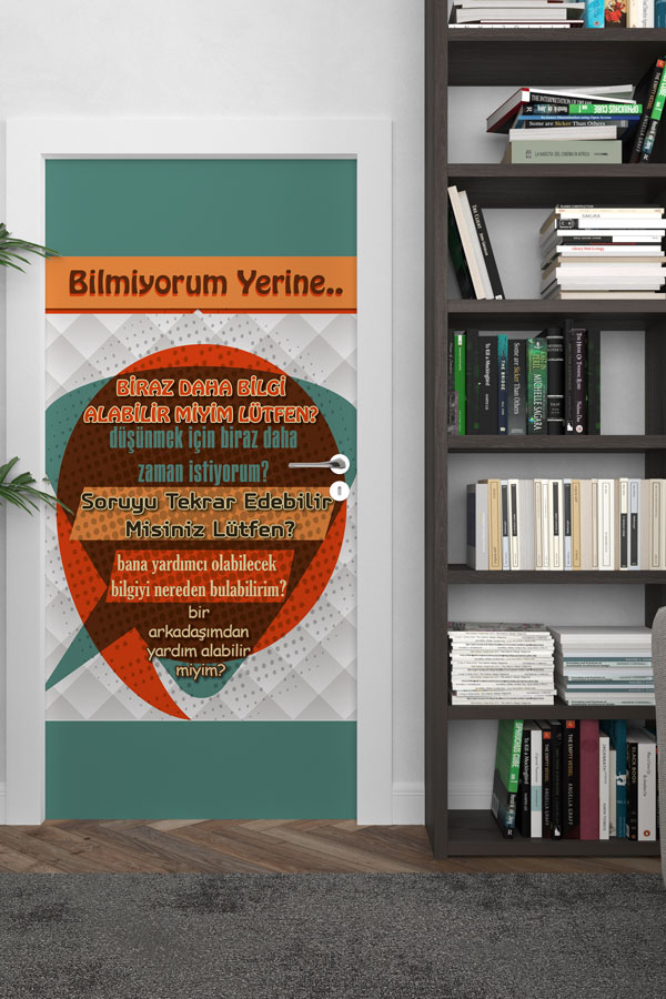 Bilmiyorum Yerine Ne Söylemeliyim Kapı Giydirme - Etkili İletişim ve Problem Çözme Eğitimi 9042