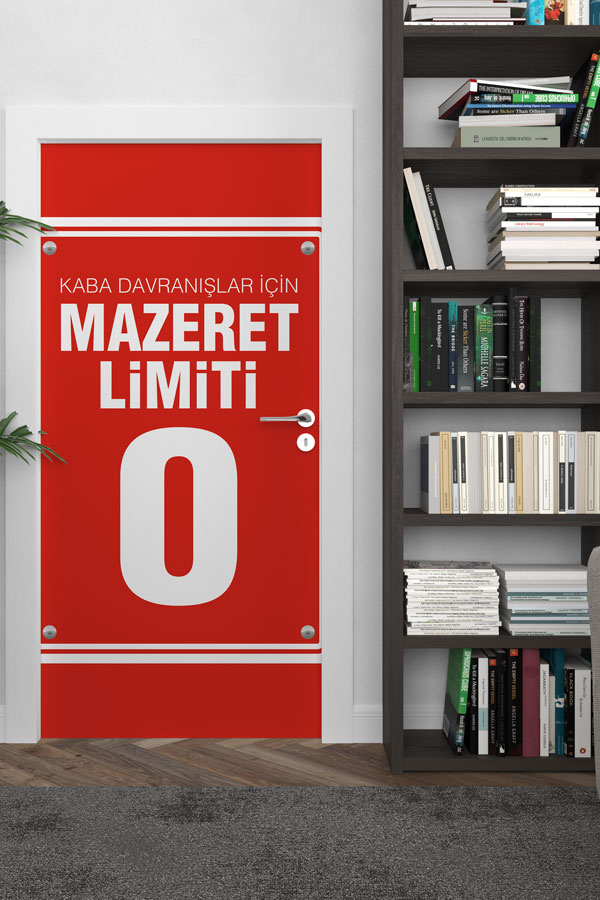 Kaba Davranışlar İçin Mazeret Limiti 0 Kapı Giydirme - Davranış ve Disiplin Eğitimi 9043