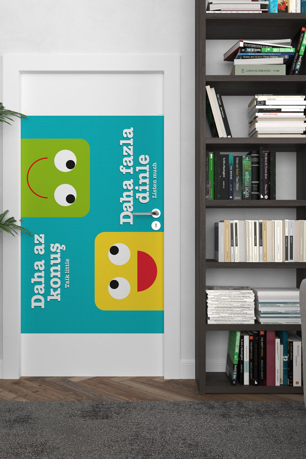 okul-sinif-kapi-giydirme-9049-02 Daha Az Konuş, Daha Fazla Dinle Kapı Giydirme - Etkili İletişim ve Dinleme Becerileri 9049