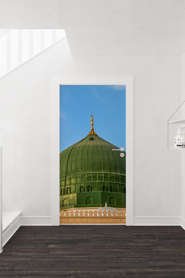 Medine Minare Görselli Kapı Giydirme Dekoratif Baskı 9564