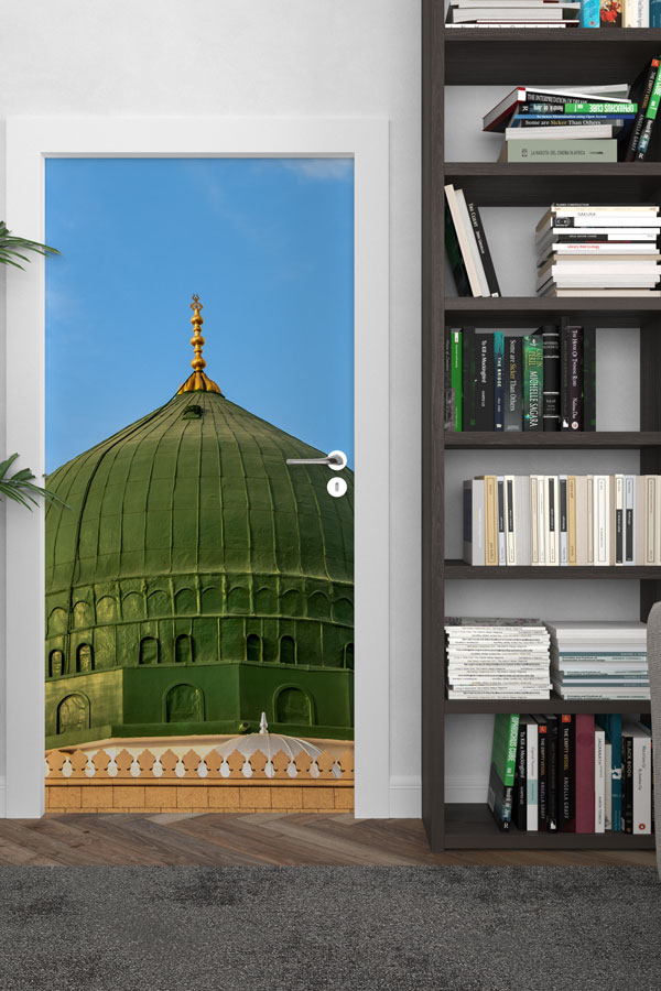 Medine Minare Görselli Kapı Giydirme Dekoratif Baskı 9564