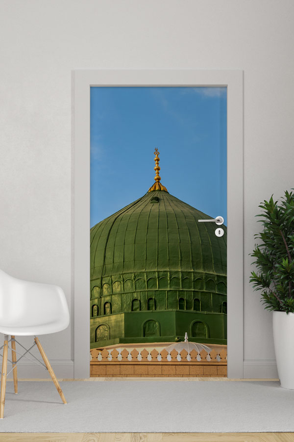 Medine Minare Görselli Kapı Giydirme Dekoratif Baskı 9564