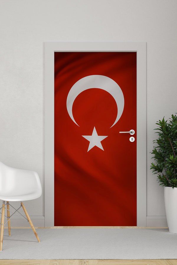 okul-sinif-kapi-giydirmeleri-8836-0 Dalga Efektli Türk Bayrağı Kapı Giydirme 8836