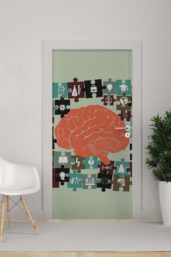 "Beyin ve Bilim: Bilginin Parçaları" Kapı Giydirme 9183