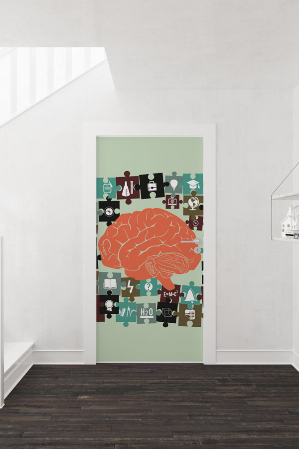 "Beyin ve Bilim: Bilginin Parçaları" Kapı Giydirme 9183