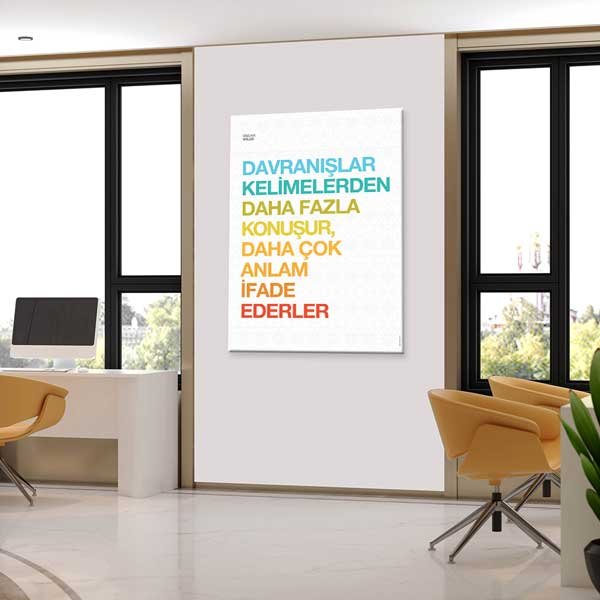 Fen ve Kimya Sınıfları İçin Büyük Boy Eğitici Duvar Dekoru F-418