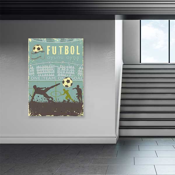 Retro Stadyum Futbol Tablosu "Oyunu Oyna" – B-208