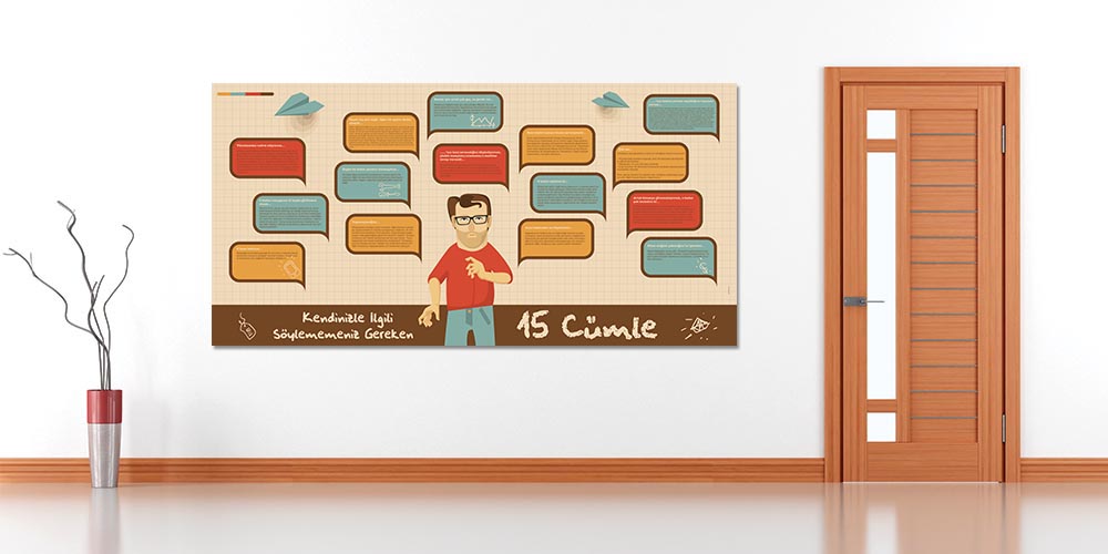 okul-suslemeleri-3003-04 Kendini İfade Duvar Dekoru: 15 Cümle 3003