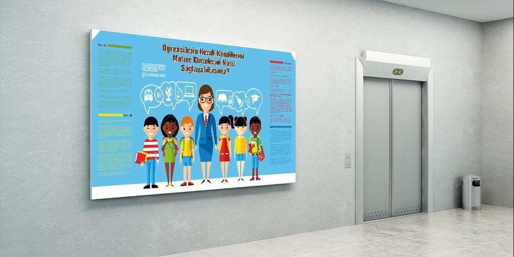 Öğrenci Motivasyonu ve Rehberlik Posteri  3119