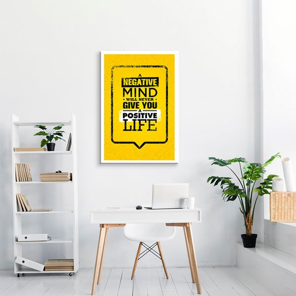 okul-tablolari-3165-01 Pozitif Zihin Motivasyon Duvar Kanvası – 3165