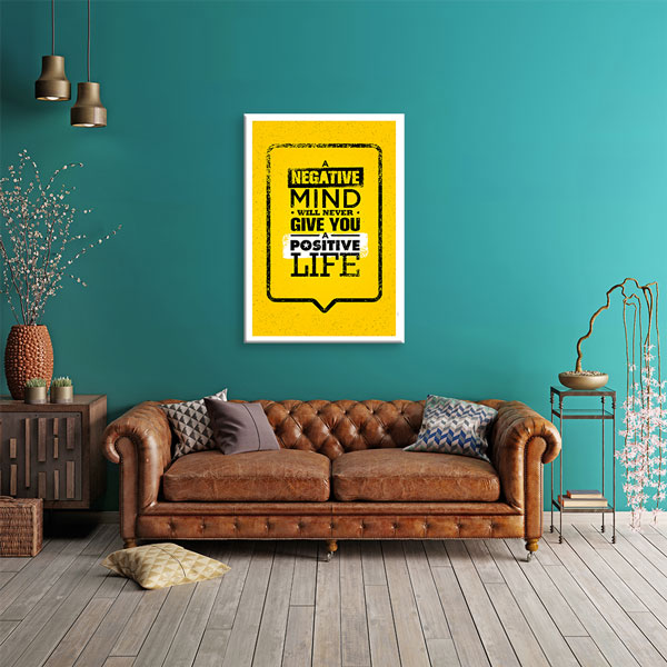 okul-tablolari-3165-02 Pozitif Zihin Motivasyon Duvar Kanvası – 3165