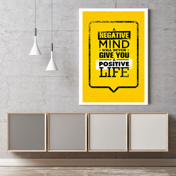 okul-tablolari-3165-04 Pozitif Zihin Motivasyon Duvar Kanvası – 3165