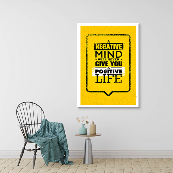 okul-tablolari-3165-05 Pozitif Zihin Motivasyon Duvar Kanvası – 3165