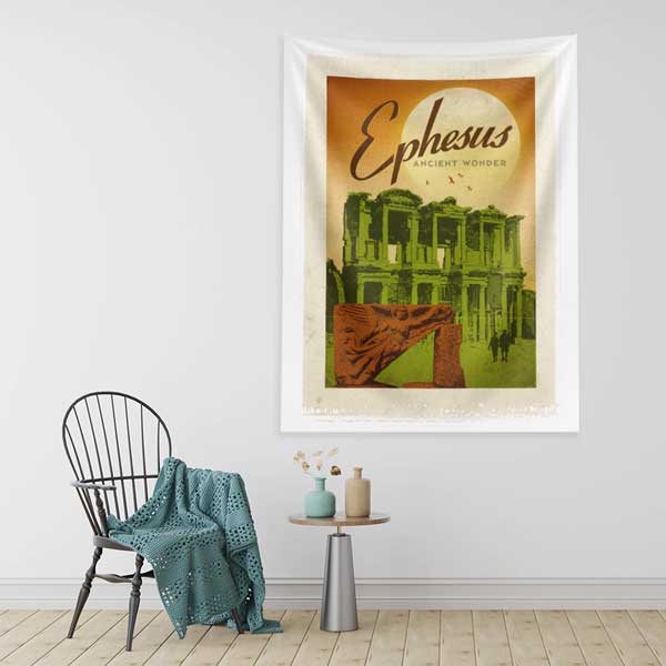 Ephesus Antik Kenti Duvar Örtüsü 11835