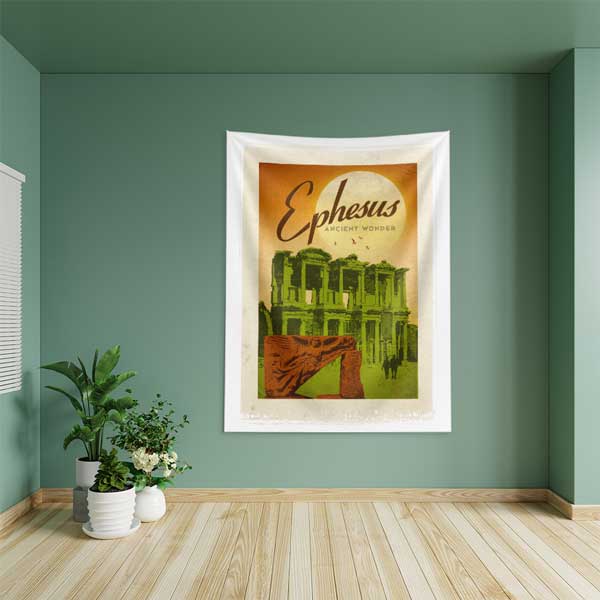 Ephesus Antik Kenti Duvar Örtüsü 11835