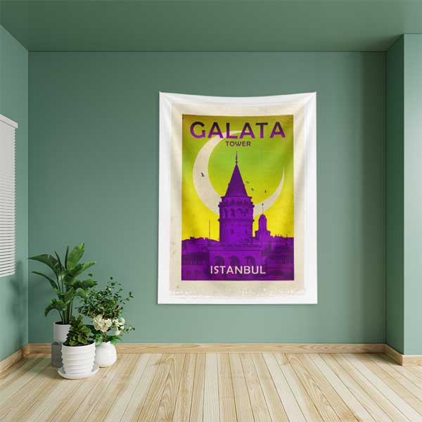 Galata Kulesi Duvar Örtüsü 11836