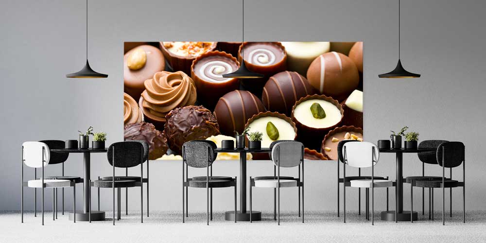 Çikolata Pralinleri Büyük Ebat Duvar Dekoru – 12435
