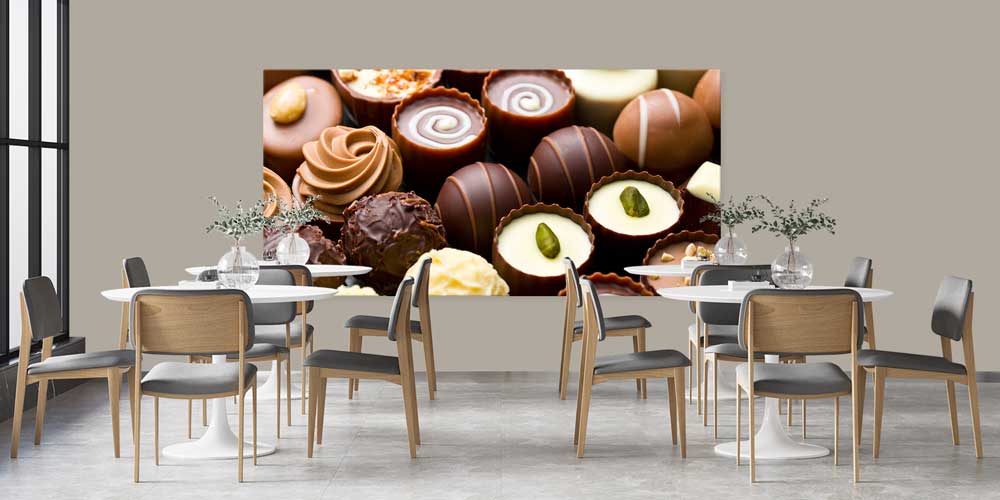 Çikolata Pralinleri Büyük Ebat Duvar Dekoru – 12435