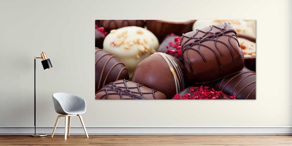Çikolata Kaplı Pralinler Büyük Ebat Duvar Dekoru – 12436