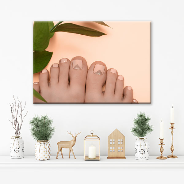 pedikur-tablo-5651-01 Doğal Tonlarda Pedikür Duvar Tablosu – 5651