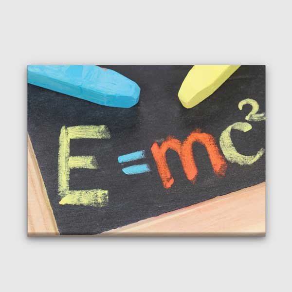 Enerji Formülü Posteri - Fizik Sınıfı Duvar Dekoru G-473