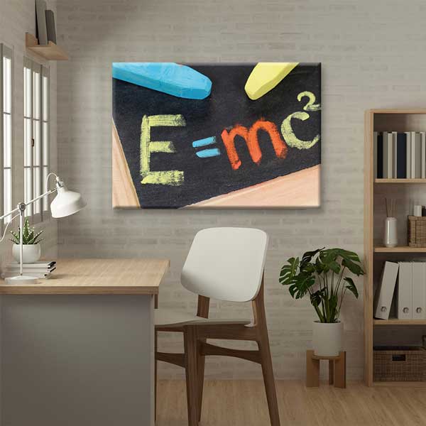 physical-class-wall-design-g-473-02 Enerji Formülü Posteri - Fizik Sınıfı Duvar Dekoru G-473