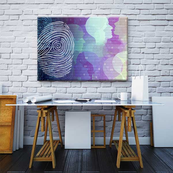 Kimlik Tespiti ve Dijital Güvenlik Kanvas Tablo – 11255