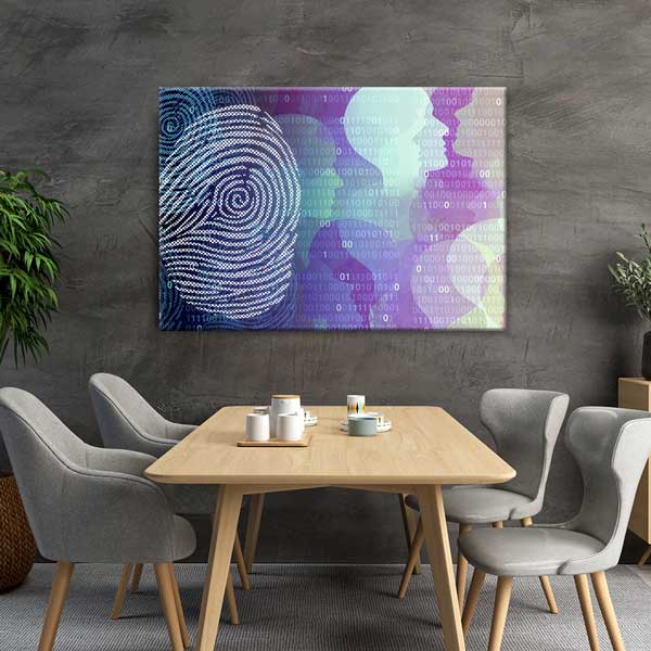 Kimlik Tespiti ve Dijital Güvenlik Kanvas Tablo – 11255