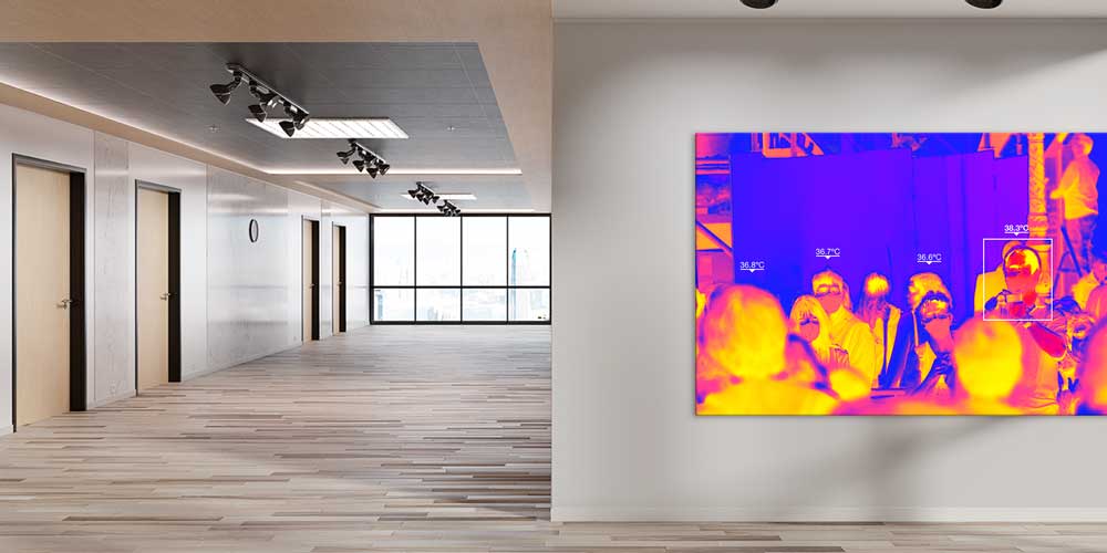 Termal Kamera Görüntüsü Dekoratif Baskı 11340