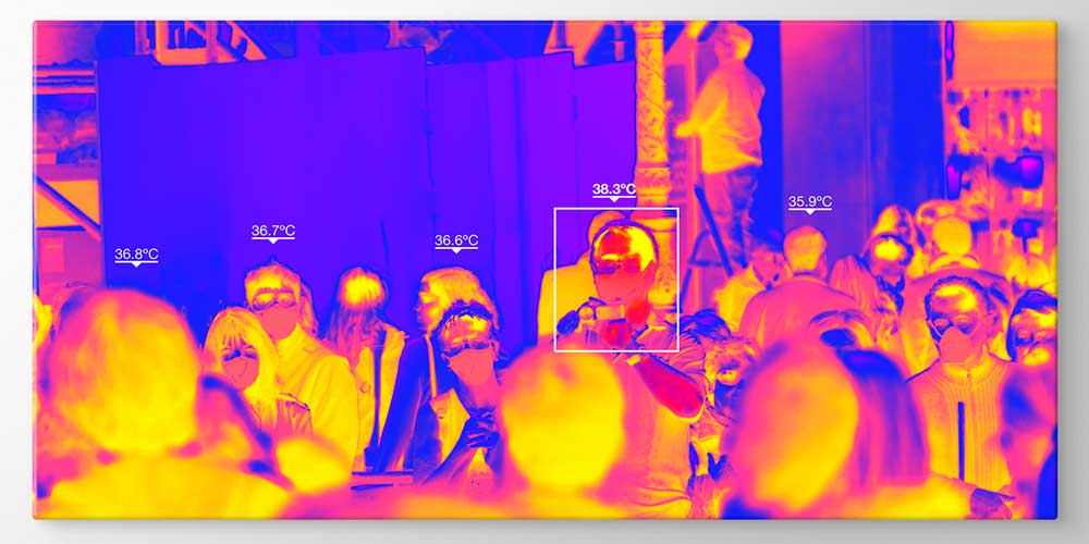 Termal Kamera Görüntüsü Dekoratif Baskı 11340