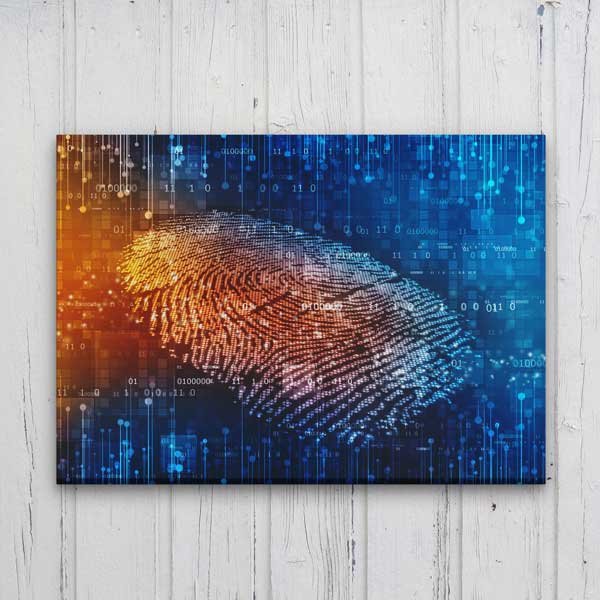Dijital Parmak İzi Kanvas Tablo – 11256