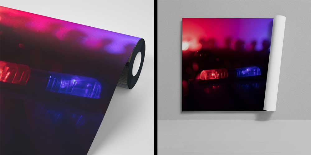 Polis Emniyet Sireni Gece Temalı Duvar Kağıdı 11014