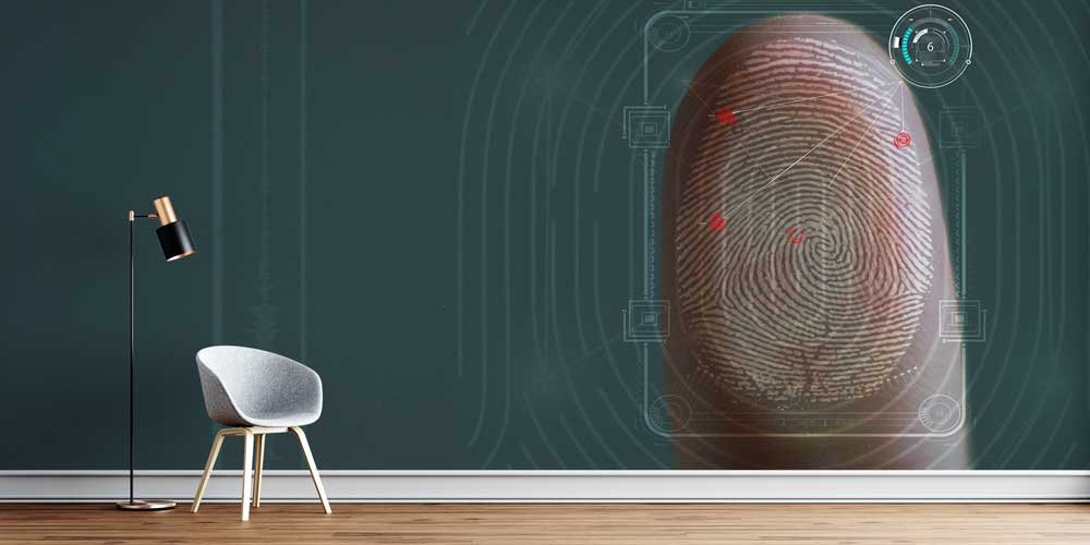 Polis Emniyet Yüksek Çözünürlüklü Parmak İzi Duvar Kağıdı 11009