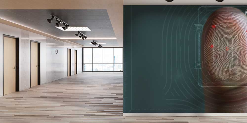 Polis Emniyet Yüksek Çözünürlüklü Parmak İzi Duvar Kağıdı 11009