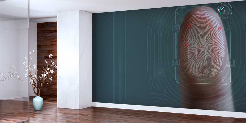 Polis Emniyet Yüksek Çözünürlüklü Parmak İzi Duvar Kağıdı 11009