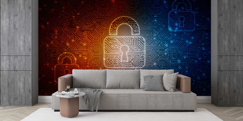 Polis Emniyet Kilit ve Dijital Devre Duvar Kağıdı 11012