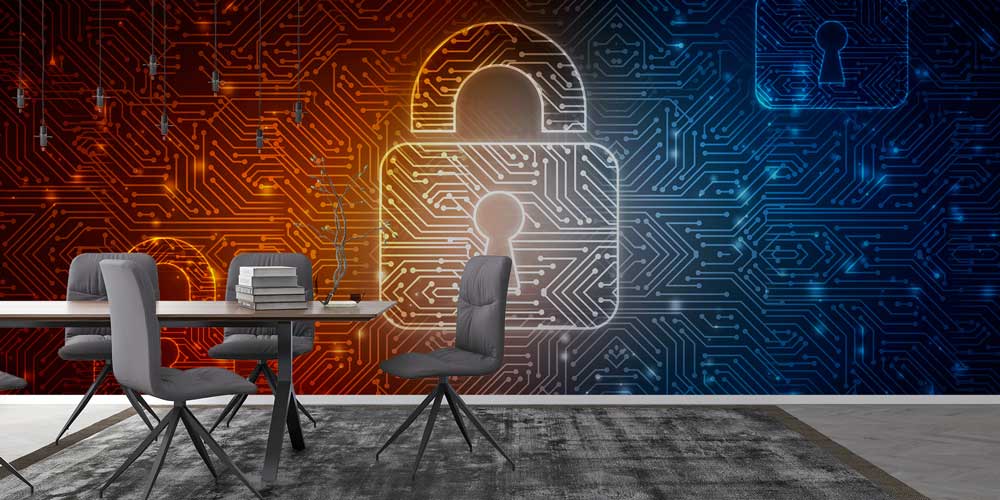 Polis Emniyet Kilit ve Dijital Devre Duvar Kağıdı 11012