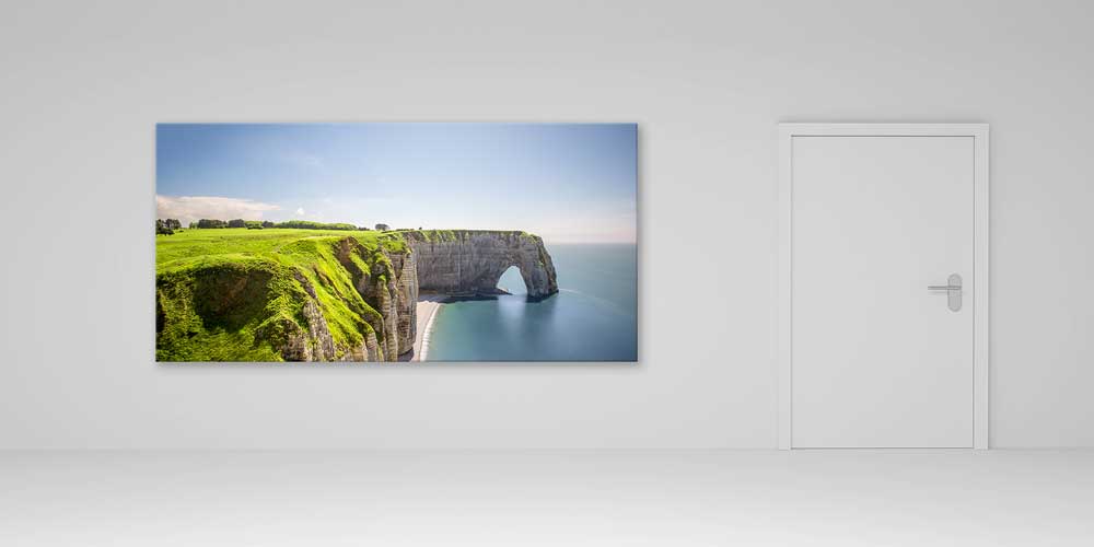 Yeşil Kayalıklar Sahil Uçurumu Panoramik Büyük Ebat Duvar Dekoru 14224