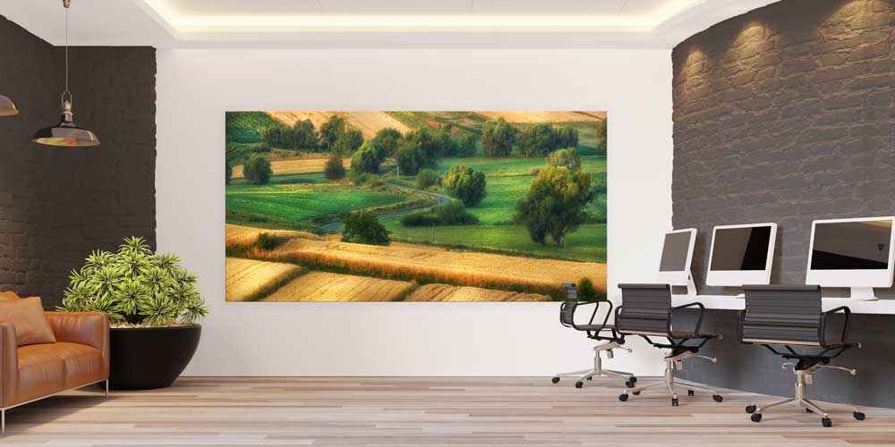 Kırsal Manzara Büyük Ebat Duvar Dekoru 14261