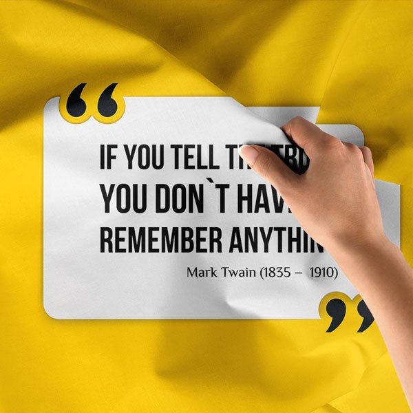 Truth Quote Duvar Örtüsü 8246