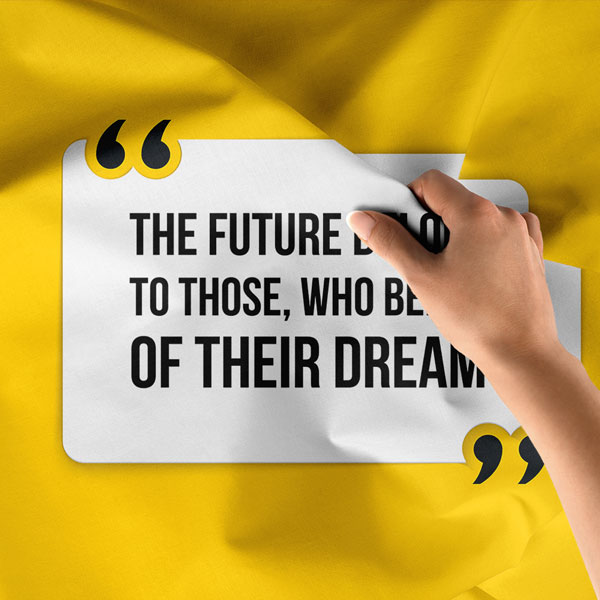 quotes-wall-art-tapestry-8249-04 The Future Belongs Duvar Örtüsü 8249