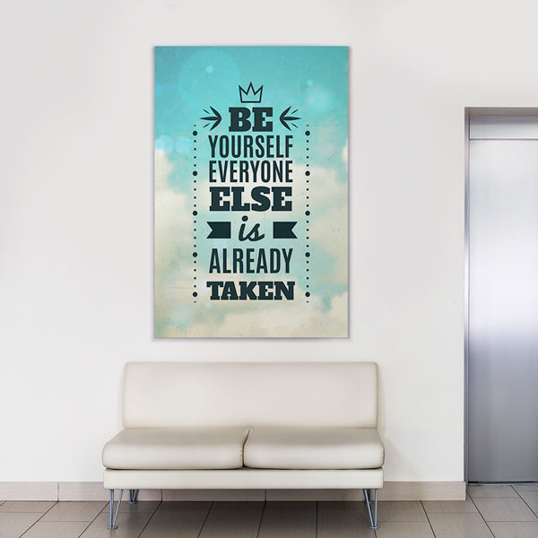 Motivasyon Be Yourself Kanvas Tablo – 7550