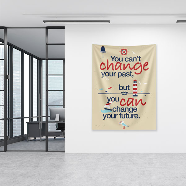 Motivasyon Duvar Örtüsü - Change Your Future 7638