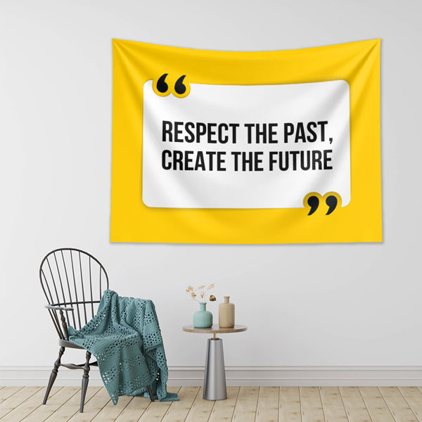 Respect The Past Duvar Örtüsü 8250