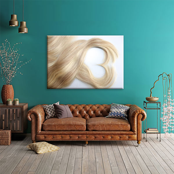 sac-guzellik-duvar-dekor-5644-01 Kalp Şekilli Saç Temalı Kuaför Duvar Tablosu – 5644
