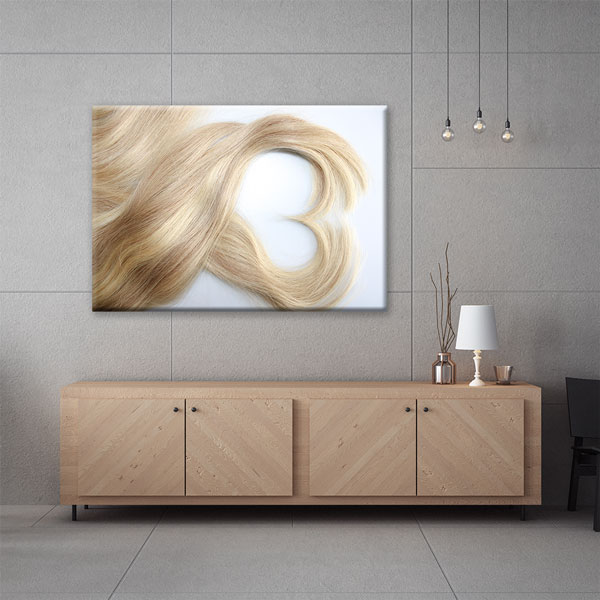 sac-guzellik-duvar-dekor-5644-03 Kalp Şekilli Saç Temalı Kuaför Duvar Tablosu – 5644